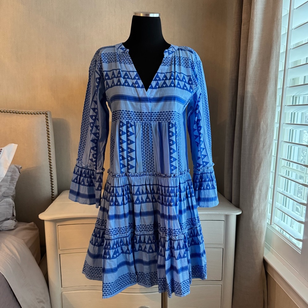 BINDU, Cotton Print Dress, Sz. - Picture 2 of 8